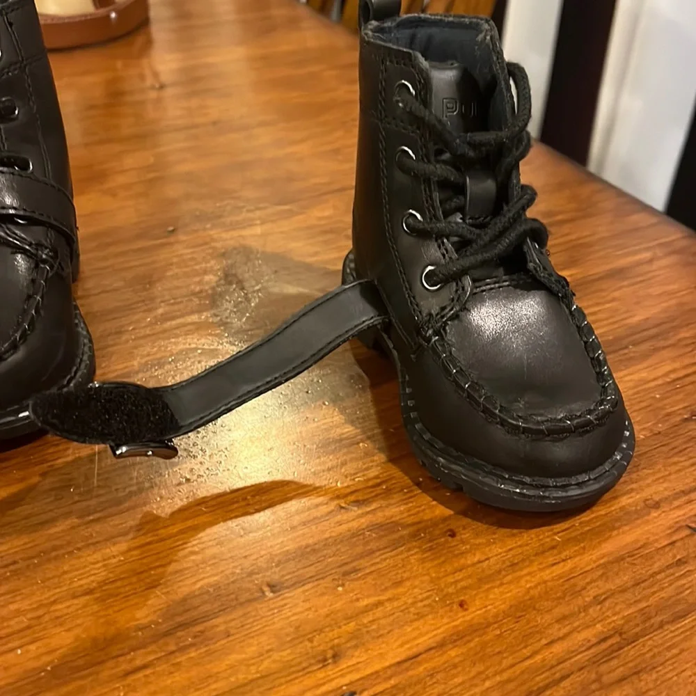 Polo Ralph Lauren Ranger Sportsman Boots Baby Boys Girls Shoes Toddlers Size 4